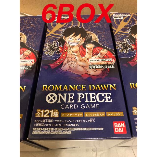 ONE PIECE - ワンピースカードゲーム ROMANCE DAWN 6BOX