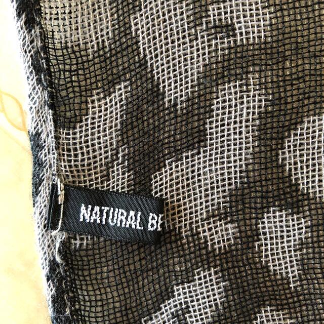 NATURAL BEAUTY BASIC(ナチュラルビューティーベーシック)のNATURAL BEAUTY BASIC  ハート柄🖤　ストール レディースのファッション小物(ストール/パシュミナ)の商品写真