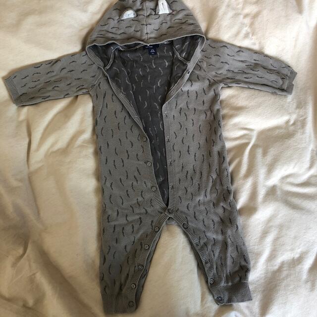 babyGAP(ベビーギャップ)のロンパース　耳つき キッズ/ベビー/マタニティのベビー服(~85cm)(ロンパース)の商品写真