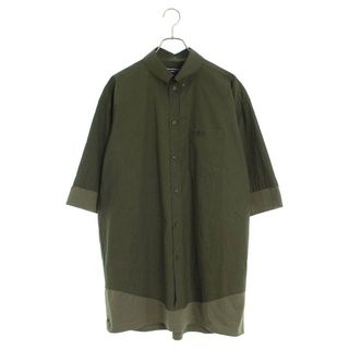 バレンシアガ(Balenciaga)のバレンシアガ 22AW BB ICON LAYERED SHORT SLEEVE 699195 TMM44 BBアイコンレイヤード半袖シャツ  メンズ 37(シャツ)