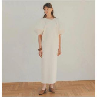 クラネ(CLANE)のクラネ STRIPE QUILT COCOON ONE PIECE(ロングワンピース/マキシワンピース)