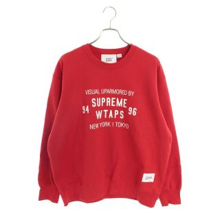 シュプリーム(Supreme)のシュプリーム ×ダブルタップス/WTAPS 21AW WTAPS Crewneck ロゴプリントスウェット メンズ M(スウェット)