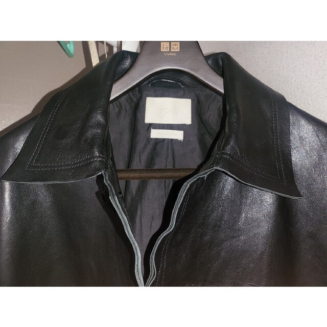 週末割　yoke  CUT-OFF LEATHER CAR COAT 　サイズ3