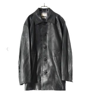 シュタイン(stein)の週末割　yoke  CUT-OFF LEATHER CAR COAT 　サイズ3(レザージャケット)