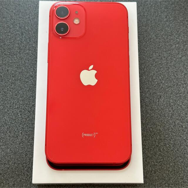 【美品】iPhone 12 mini 256GB SIMフリー レッド