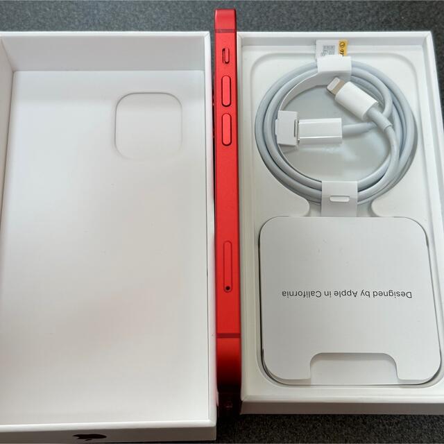 【美品】iPhone 12 mini 256GB SIMフリー レッド