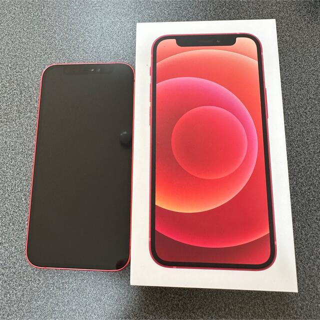 【美品☆大容量】iPhone12mini 本体 RED 256GB SIMフリー