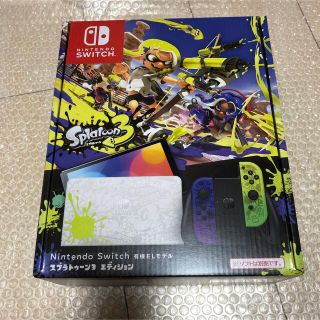 ニンテンドウ(任天堂)の[新品]Switch 有機ELモデル スプラトゥーン3エディション(家庭用ゲーム機本体)