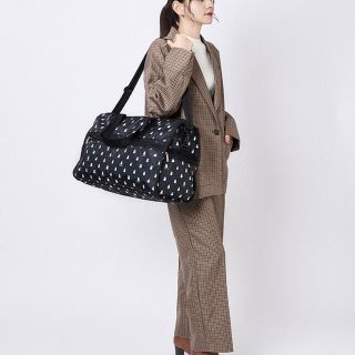 新品 レスポートサック ミッフィーアンドダーンブラック ボストン