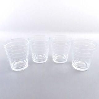 イッタラ(iittala)のイッタラ アイノアアルト クリア タンブラー 4点 グラスSY3937D(タンブラー)