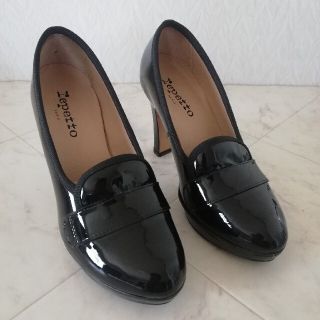 レペット(repetto)の美品!!repetto レペット 本革エナメルパンプス 35(ハイヒール/パンプス)