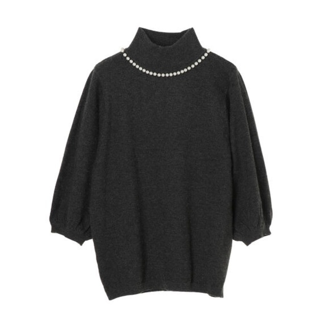 手数料安い Maison de FLEUR - 【canone】癒しを知る日のパールニット【神田 トップス