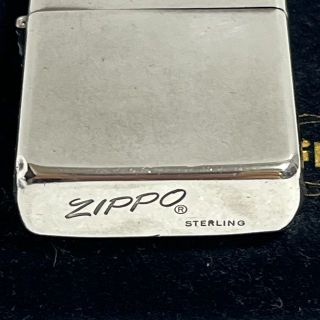 ZIPPO STERLING スターリングシルバー  スリムタイプ 筆記体