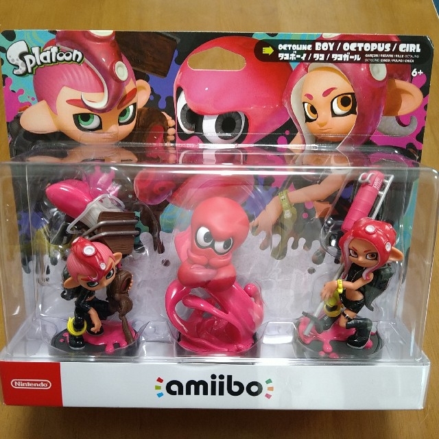 任天堂(ニンテンドウ)のamiibo スプラトゥーン　トリプルセット エンタメ/ホビーのゲームソフト/ゲーム機本体(家庭用ゲームソフト)の商品写真