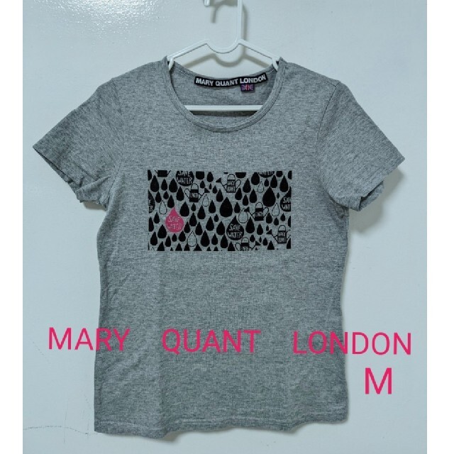 MARY QUANT(マリークワント)のUSED　MARY　QUANT　LONDON　半袖Tシャツ　レディース　M　グレ レディースのトップス(Tシャツ(半袖/袖なし))の商品写真