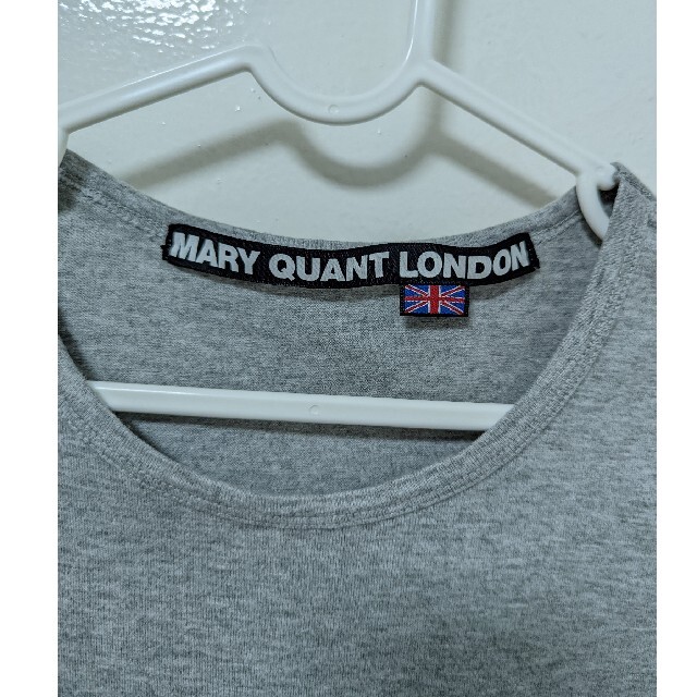 MARY QUANT(マリークワント)のUSED　MARY　QUANT　LONDON　半袖Tシャツ　レディース　M　グレ レディースのトップス(Tシャツ(半袖/袖なし))の商品写真