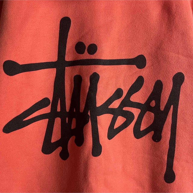 【即完売モデル】 STUSSY ステューシー パーカー デカロゴ 希少カラー