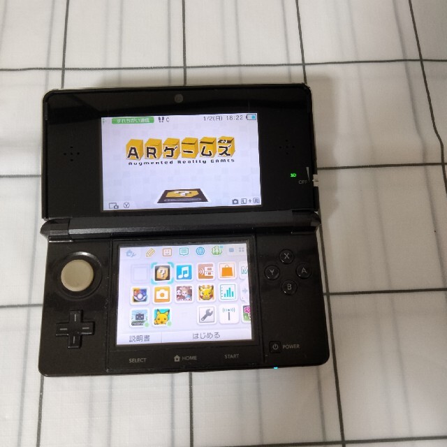 春先取りの 液晶美品 完動品 3DS 本体 アクアブルー 付属品完備 大容量