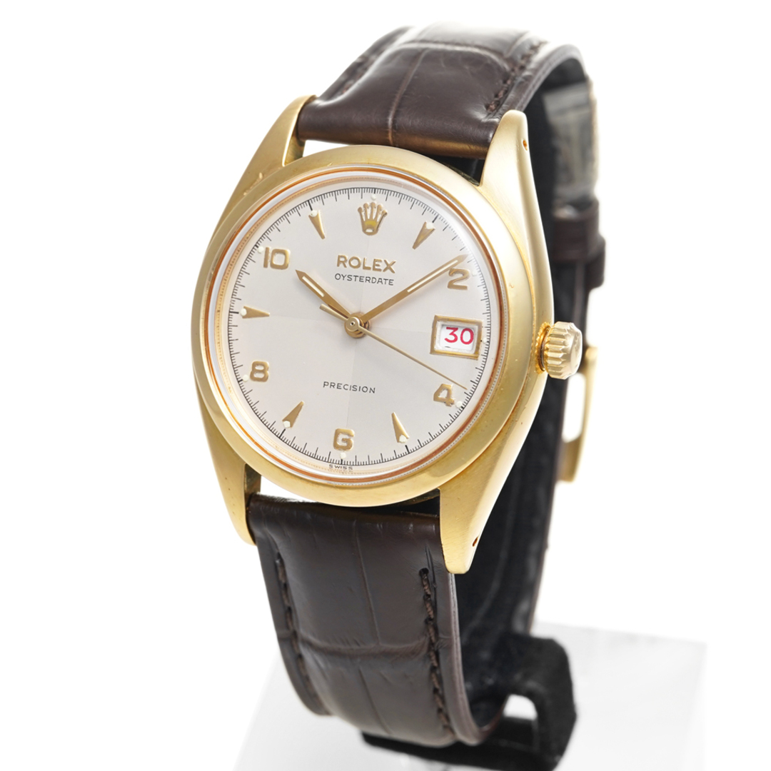 アンティー ROLEX ヴィンテージ品 の通販 by ムーンフェイズ ラクマ店|ラクマ オイスターデイト Ref.6494 アンティーク品 ベルトは