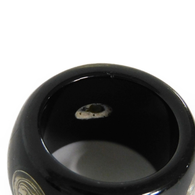 CHANEL(シャネル)のシャネル ココマーク プラスチック レジン クリアブラック リング 指輪 レディースのアクセサリー(リング(指輪))の商品写真