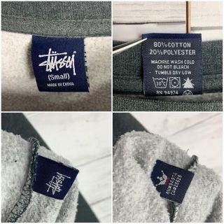 STUSSY   美品希少 s 紺色タグ ステューシー ビッグロゴ入り