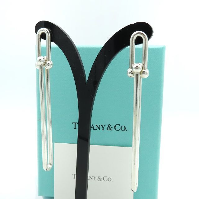 Tiffany & Co. - 希少 美品 ティファニー ハードウェア ダブル ロング リンク ピアス QQ32