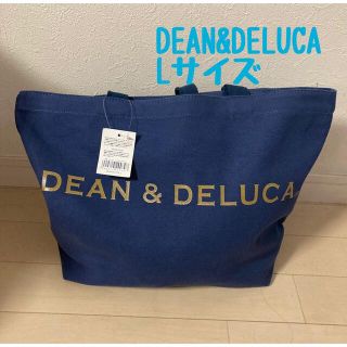 ディーンアンドデルーカ(DEAN & DELUCA)の新品　DEAN&DELUCA　ディーン＆デルーカ　トートバック　ネイビー　L(トートバッグ)