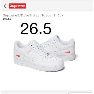 シュプリーム(Supreme)のsupreme nike air force1 26.5 white(スニーカー)