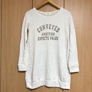 イッカ(ikka)の美品⭐️ｉｋｋａ　キッズ　秋物　薄手チュニック　トレーナー　１５０cm(Tシャツ/カットソー)