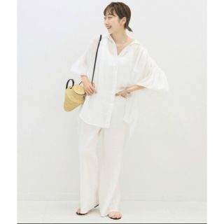 プラージュ(Plage)の【はな6880様ご専用】プラージュ【R’IAM】ギャザーロング シャツ(シャツ/ブラウス(長袖/七分))