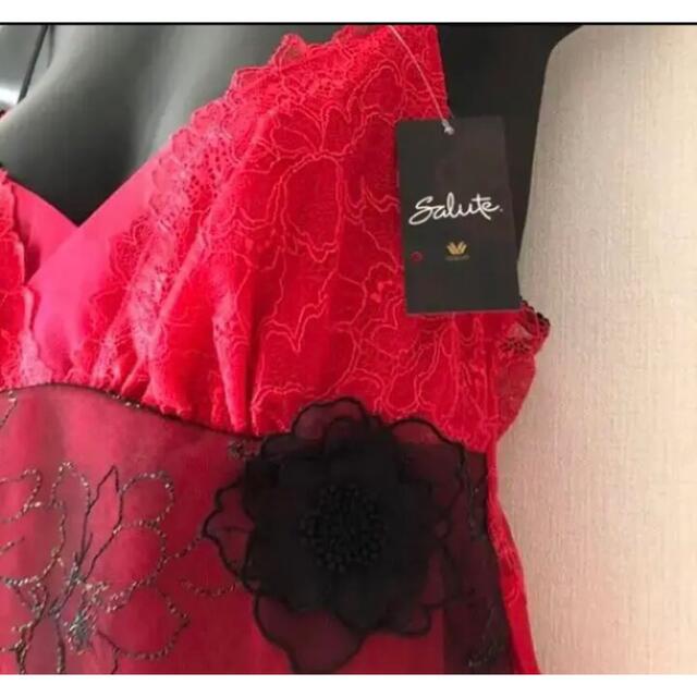 ワコール サルート❤︎ サルートキャミソール✨Lサイズ 寒椿が舞うデザイン