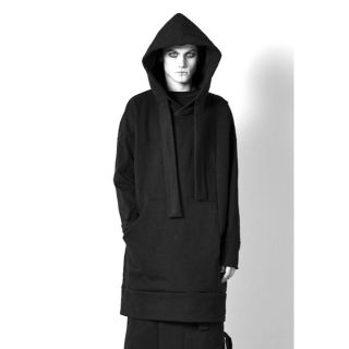 リックオウエンス(Rick Owens)の中古美品BARBARAiGONGINIオーバーサイズアルチザンフーディーXS(パーカー)