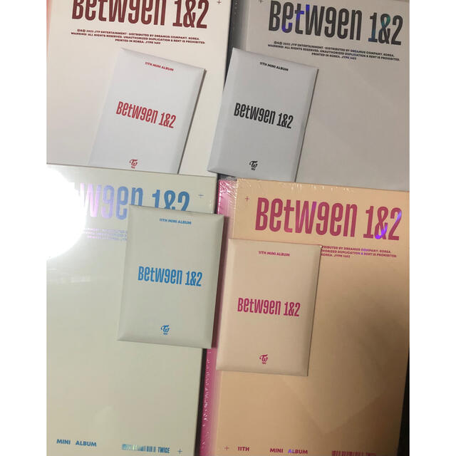 TWICE ミニアルバム　between 1&2 新品未開封4種類セット