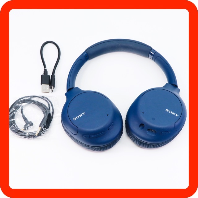 SONY(ソニー)のソニー Bluetoothノイズキャンセリングヘッドホン WH-CH710N スマホ/家電/カメラのオーディオ機器(ヘッドフォン/イヤフォン)の商品写真