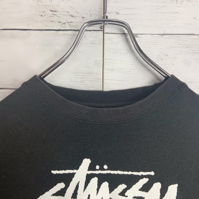 STUSSY(ステューシー)の【定番デザイン】ステューシー クラウン ビッグロゴプリント入り裏起毛スウェット メンズのトップス(スウェット)の商品写真