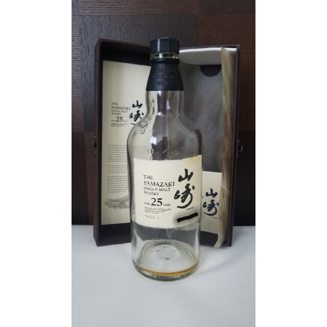 直送商品 サントリー - 山崎25年 空瓶(箱付) ウイスキー 直送商品 サントリー - 山崎25年 空瓶(箱付) ウイスキー