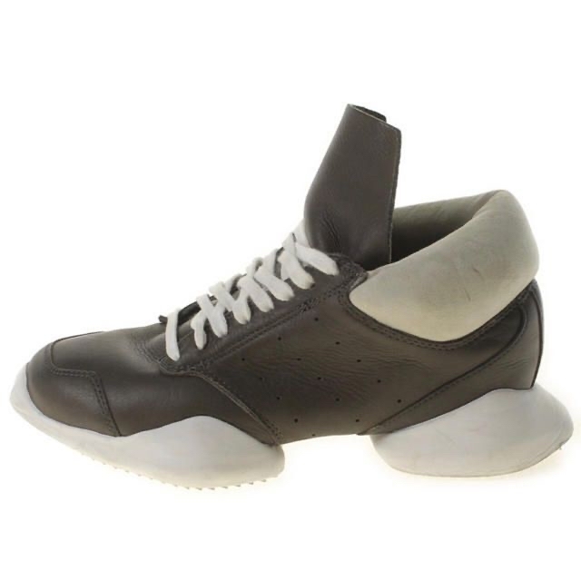 Rick Owens(リックオウエンス)の中古DRKSHDW✖ADIDASrunnerレザースニーカー４２ランナー メンズの靴/シューズ(スニーカー)の商品写真