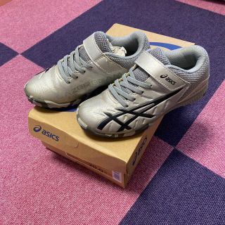 アシックス(asics)のアシックス　20cm キッズ スニーカー　レーザービーム　シルバー　ブラック(スニーカー)