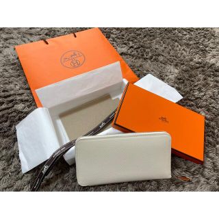 エルメス(Hermes)の新品未使用エルメスHERMESシルクイン長財布クレ(財布)