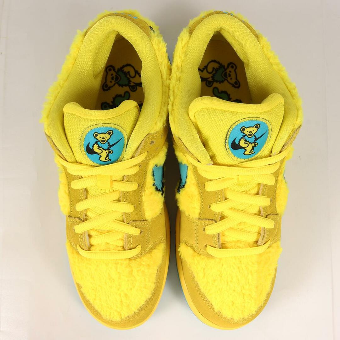 NIKE ナイキ Grateful Dead SB DUNK LOW PRO QS YELLOW BEAR (CJ5378-700)  グレイトフル・デッド SB ダンク ロー プロ オプティイエロー×ブルーフューリー US9(27cm) スニーカー  【メンズ】【中古】【新品同様】【R004】