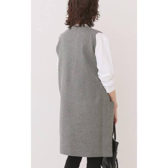 超高品質 スピックアンドスパン ニットベスト グレー※画像は後日載せ
