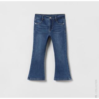 ザラキッズ(ZARA KIDS)のZara フレアデニムパンツ 新品未使用タグ付き(パンツ)