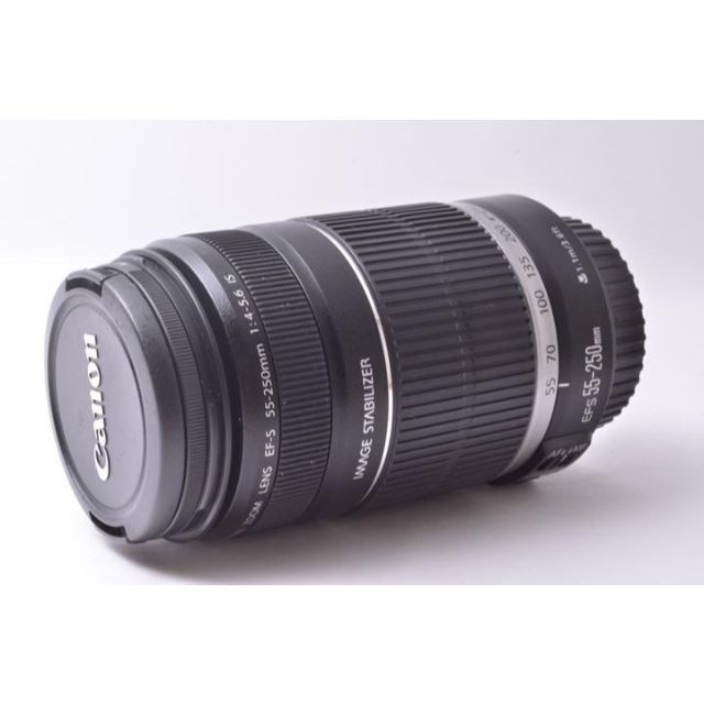 Canon【感動の望遠】キヤノン　EF-S55-250mmIS　一眼レフ　レンズ