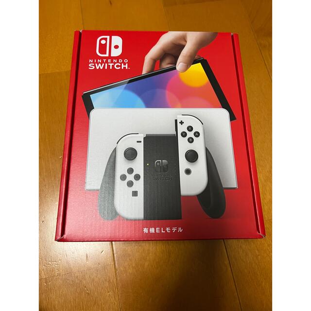 Nintendo Switch(ニンテンドースイッチ)の新品未開封！納品書あり！ニンテンドースイッチ有機ELモデル　ホワイト エンタメ/ホビーのゲームソフト/ゲーム機本体(携帯用ゲーム機本体)の商品写真