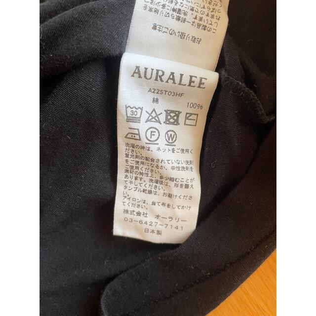 AURALEE(オーラリー)の完売品  AURALEE HIGH GAUGE SHEER RIB TEE  レディースのトップス(カットソー(半袖/袖なし))の商品写真