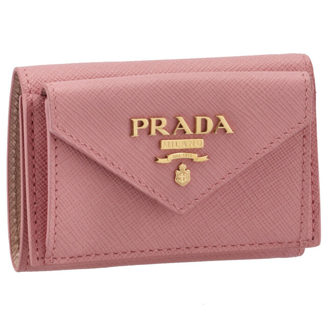 【極美品】PRADA 三つ折り財布 プラダ サフィアーノ 財布