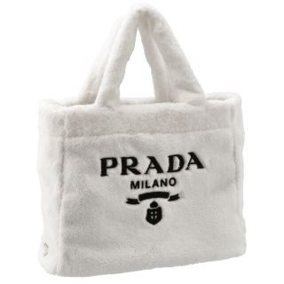 プラダ(PRADA)のPRADA トートバッグ テリー レタリングロゴ(トートバッグ)