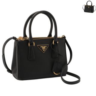 プラダ(PRADA)のPRADA トートバッグ ガレリア サフィアーノ マイクロ(トートバッグ)