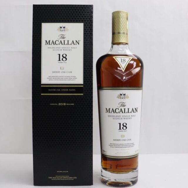 マッカラン 18年 シェリーオークカスク 食品/飲料/酒 酒 ウイスキー