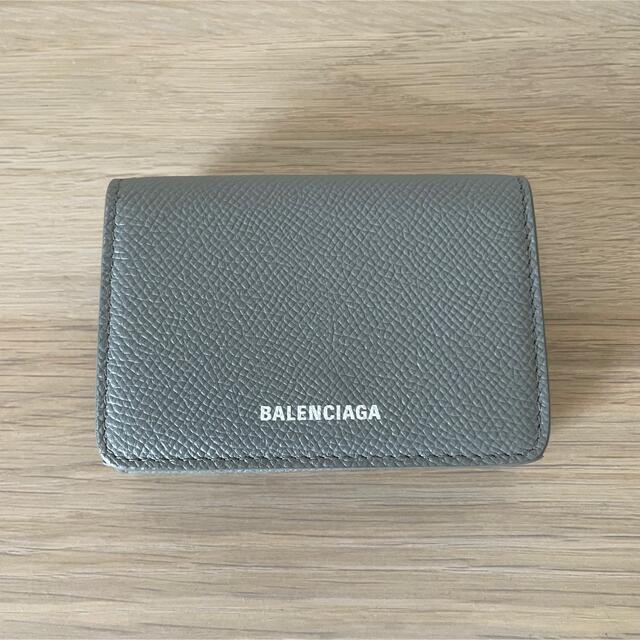 バレンシアガBALENCIAGA ミニウォレット 財布 グレー